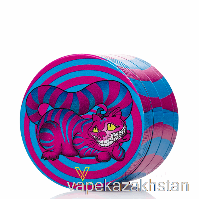 Vape Kazakhstan V Syndicate 2.5inch 4-Piece SharpShred 360o Grinder Seshigher Cat